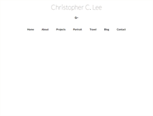 Tablet Screenshot of chrisclee.com